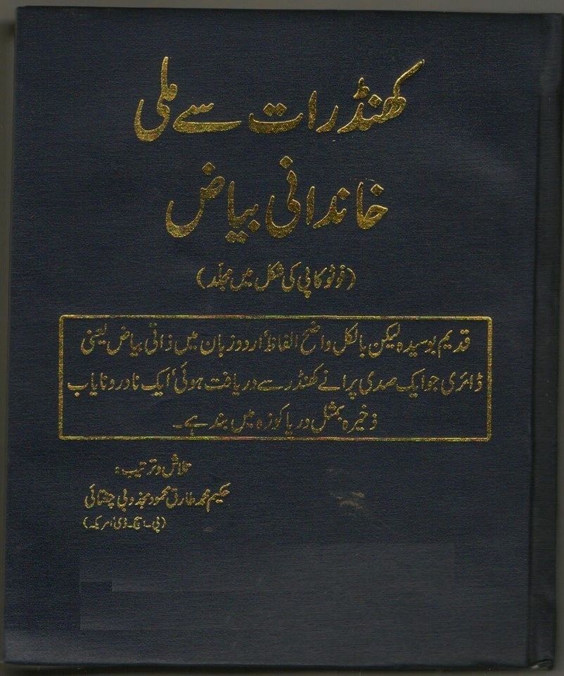 کھنڈرات سے ملی خاندانی بیاض Cover