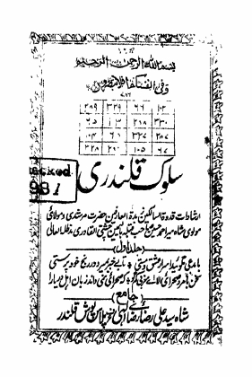سلوک قلندری Cover