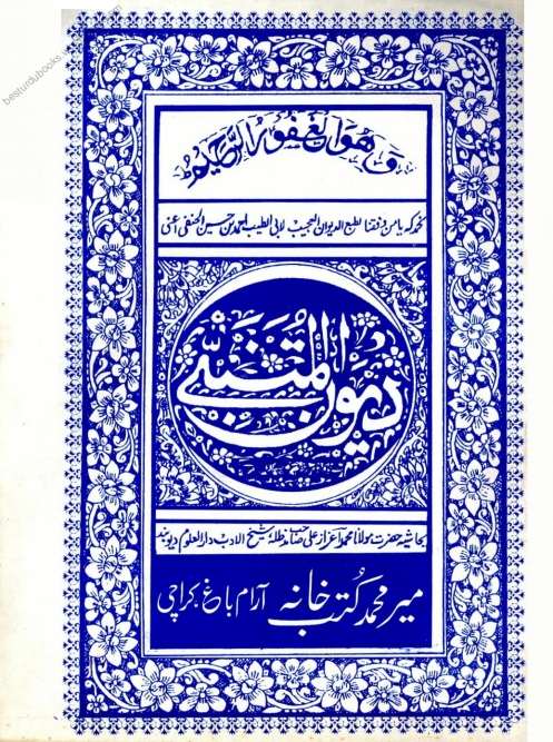 دیوان المتنبی Cover