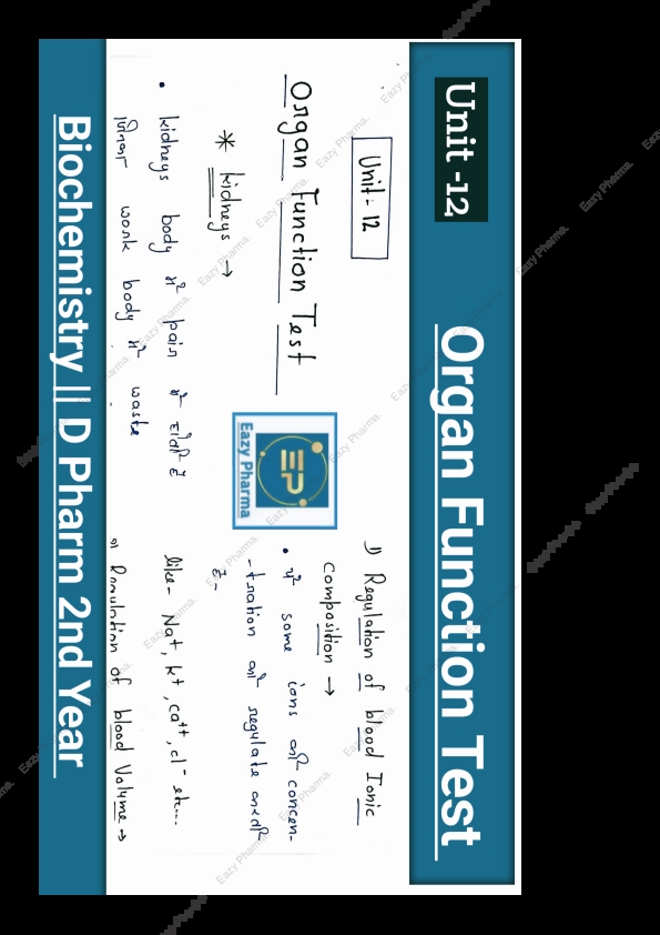 Unit -12  Biochemistry Cover
