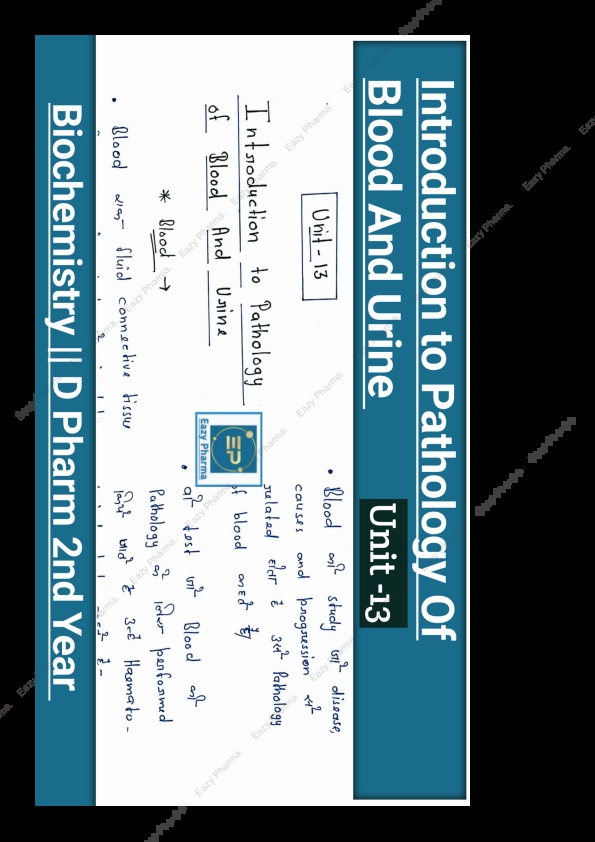Unit -13 Biochemistry Cover