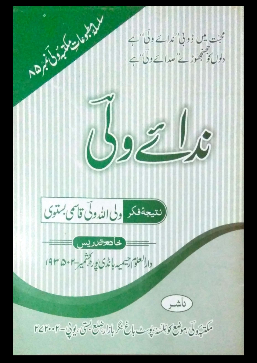 ندائے ولی Cover