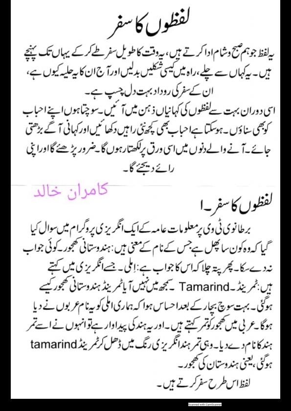 لفظوں کا سفر  Cover