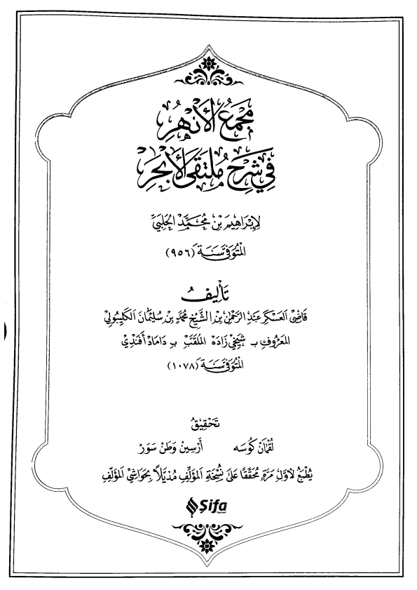 مجمع الأنهر في شرح ملتقى الأبحر ج 3 Cover