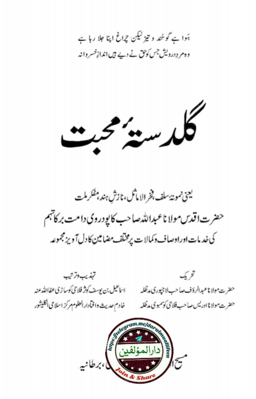 گلدستہ محبت  Cover